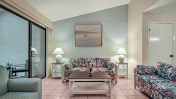 Villa, Multiple Beds, Patio, Pool View (Sea Woods Villa 4263) | Living area | 42-inch flat-screen TV with digital channels