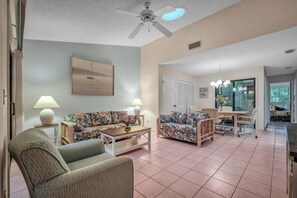 Villa, Multiple Beds, Patio, Pool View (Sea Woods Villa 4263) | Living area | 42-inch flat-screen TV with digital channels
