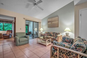 Villa, Multiple Beds, Patio, Pool View (Sea Woods Villa 4263) | Living area | 42-inch flat-screen TV with digital channels
