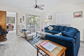 Villa, Multiple Beds, Patio, Pool View (Sea Woods Villa 4350) | Living area | 42-inch flat-screen TV with digital channels