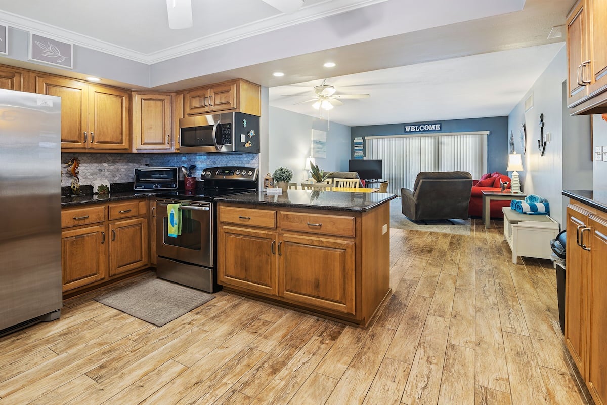 Condo, Multiple Beds, Balcony, Pool View (Win-San A101) | Private kitchen | Coffee/tea maker