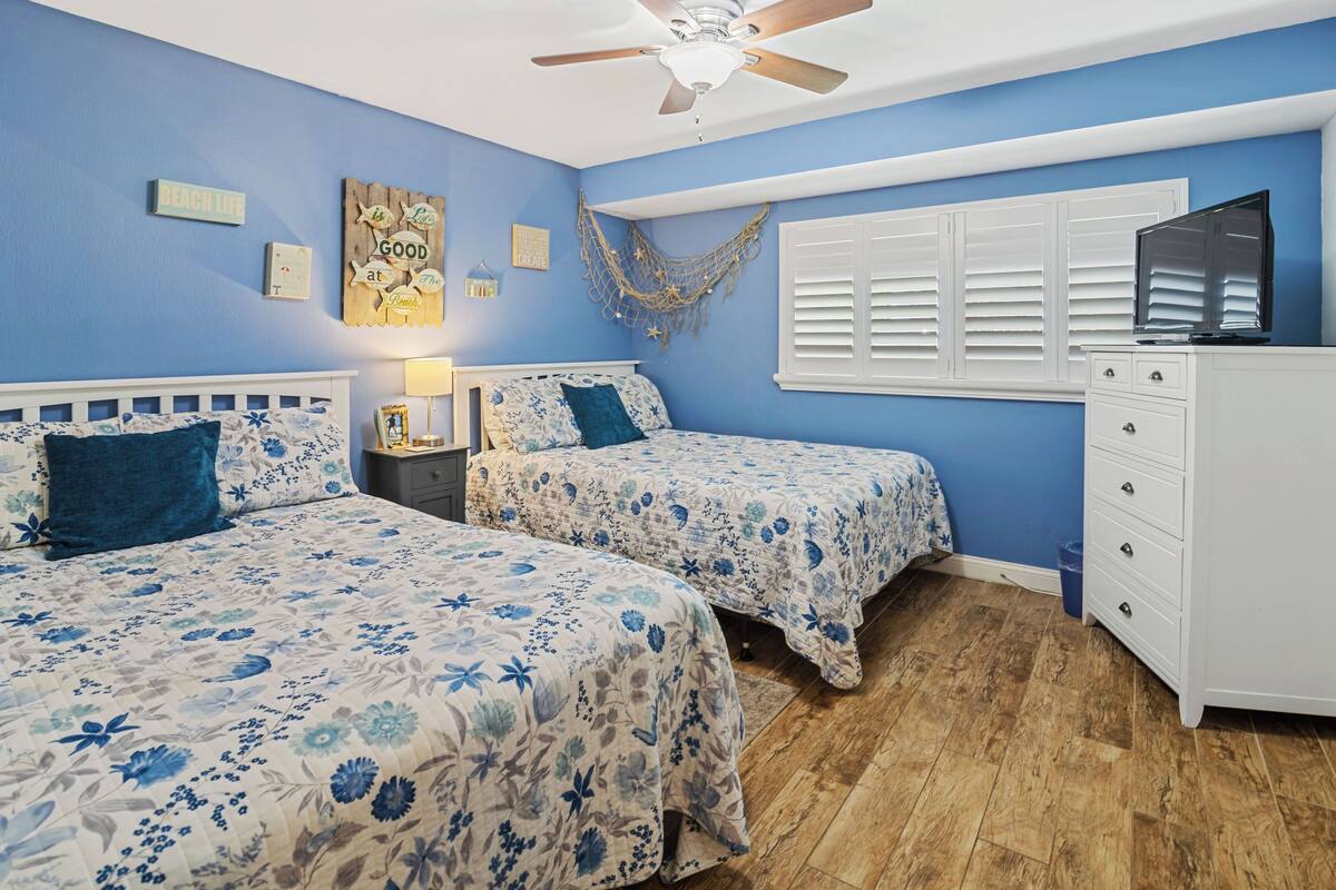 Appart'hôtel, plusieurs lits, balcon, vue piscine (Win-San A101) | 2 chambres, décoration personnalisée, ameublement personnalisé