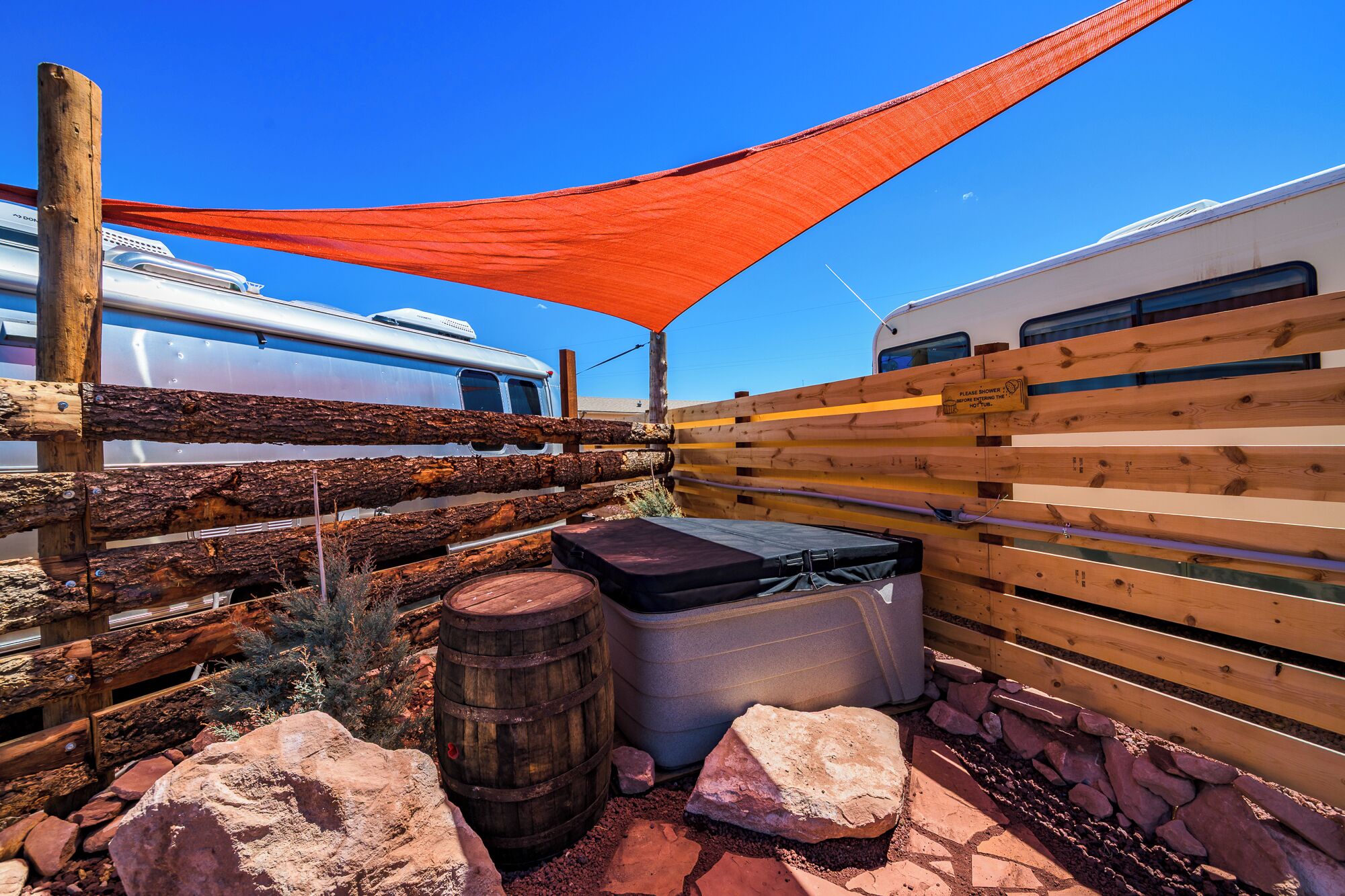 Deluxe Double Room, Hot Tub, Desert View | Terrace/patio