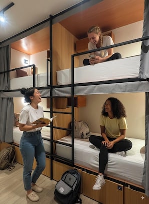 Deluxe Shared Dormitory, Women only, Private Bathroom, Garden View