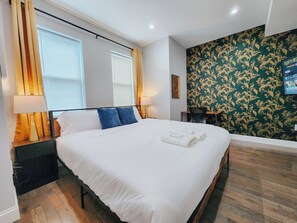 2 soveværelser, skrivebord, strygejern/strygebræt, gratis Wi-Fi