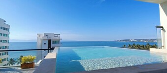 One block from the beach in Bucerias