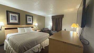 標準客房, 1 張特大雙人床, 無障礙, 冰箱和微波爐 | 免費無線上網