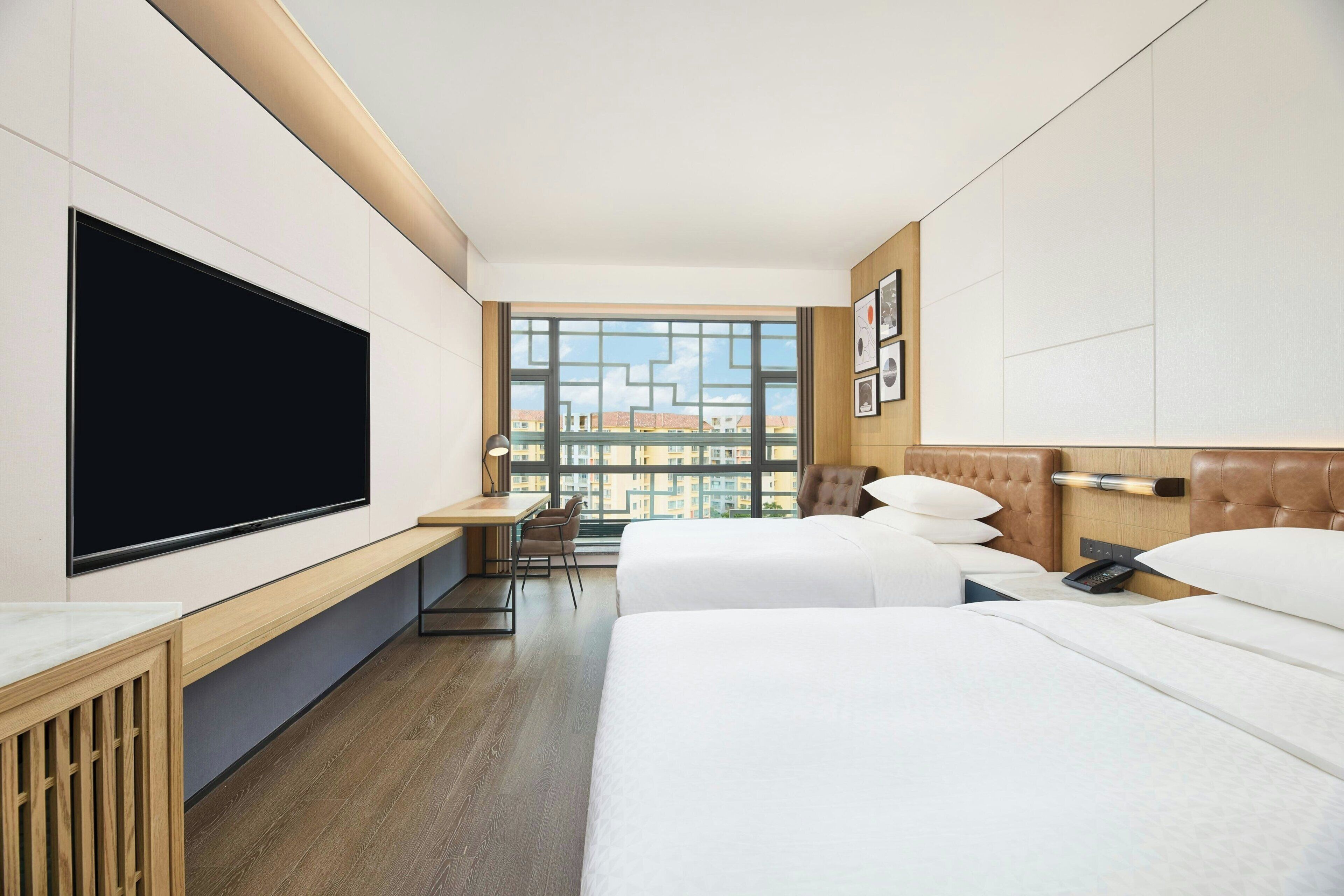 Room, 2 Double Beds, Garden View