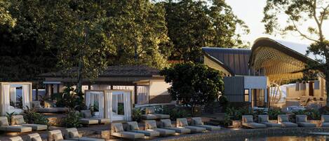 Außenpool, geöffnet von 07:00 Uhr bis 20:00 Uhr, Cabañas (gegen Gebühr)