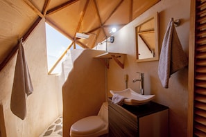 Towels, soap, toilet paper
