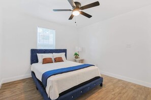 Desk, iron/ironing board, travel crib, WiFi