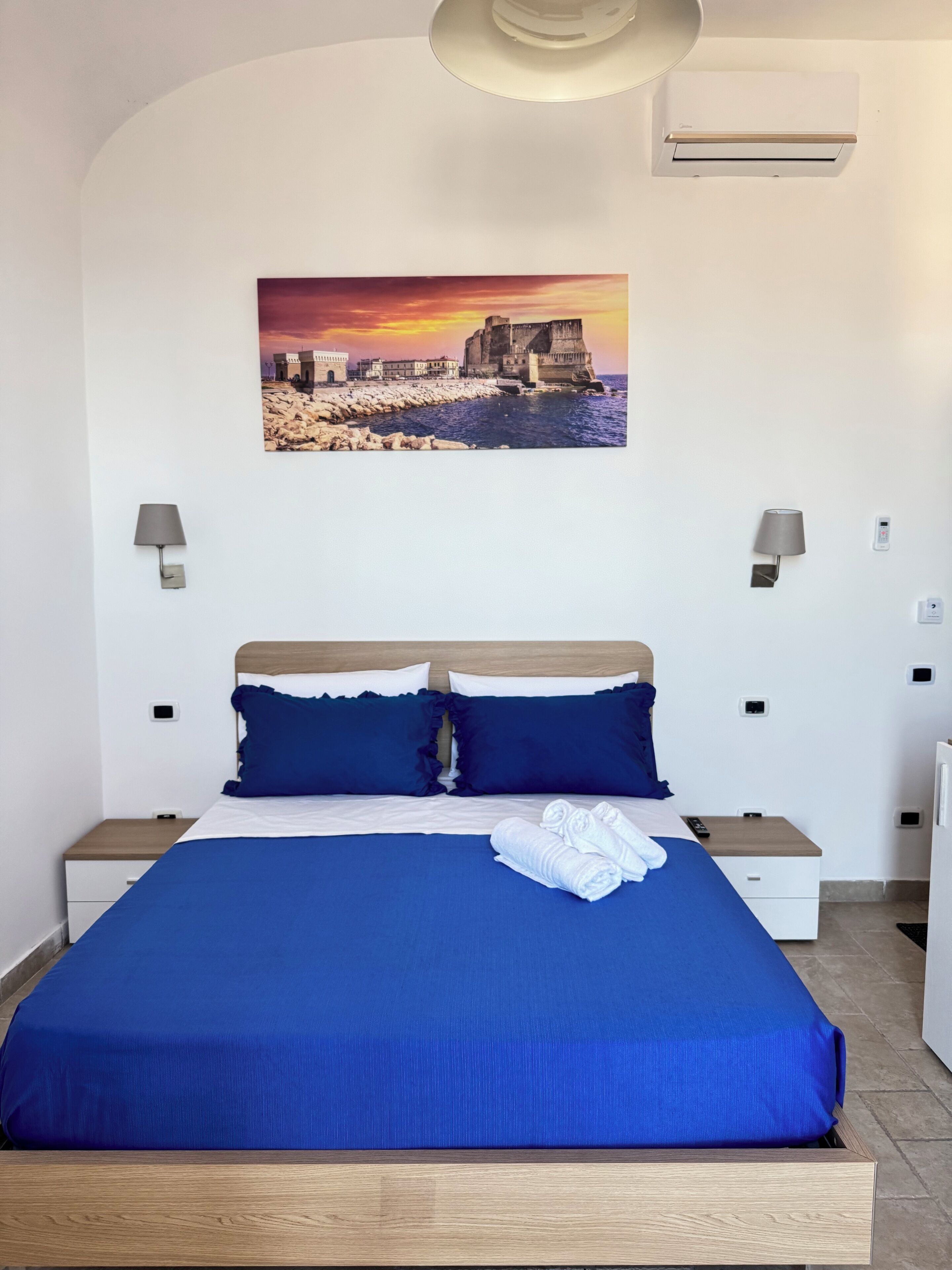 Doppia Deluxe, vista mare | Wi-Fi gratuito, lenzuola