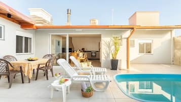 Family House, 3 Bedrooms, Pool View | Terrace/patio