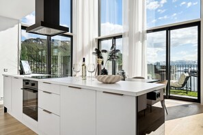 Luxury Duplex, Ocean View | Living area