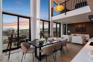 Luxury Duplex, Ocean View | Living area