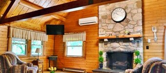 Beautiful cabin situated on wooded banks of the Shenandoah River.