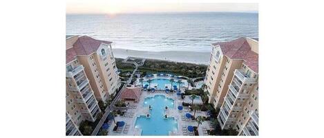Indoor pool, outdoor pool
