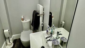 Bruser, hårtørrer, håndklæder, Toiletpapir