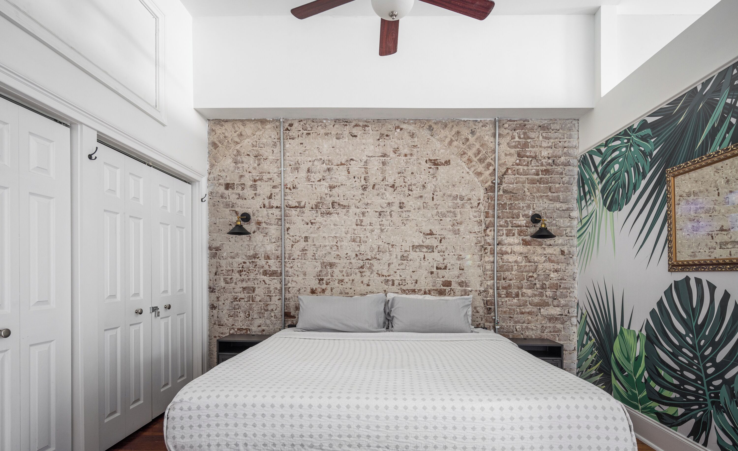 1 bedroom, iron/ironing board, bed sheets