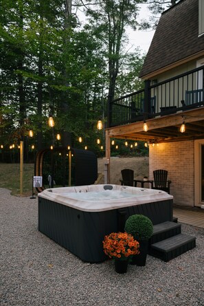 Terrace/patio - Family Retreat • Sauna • Hot Tub • Games • Peloton (Bartlett)