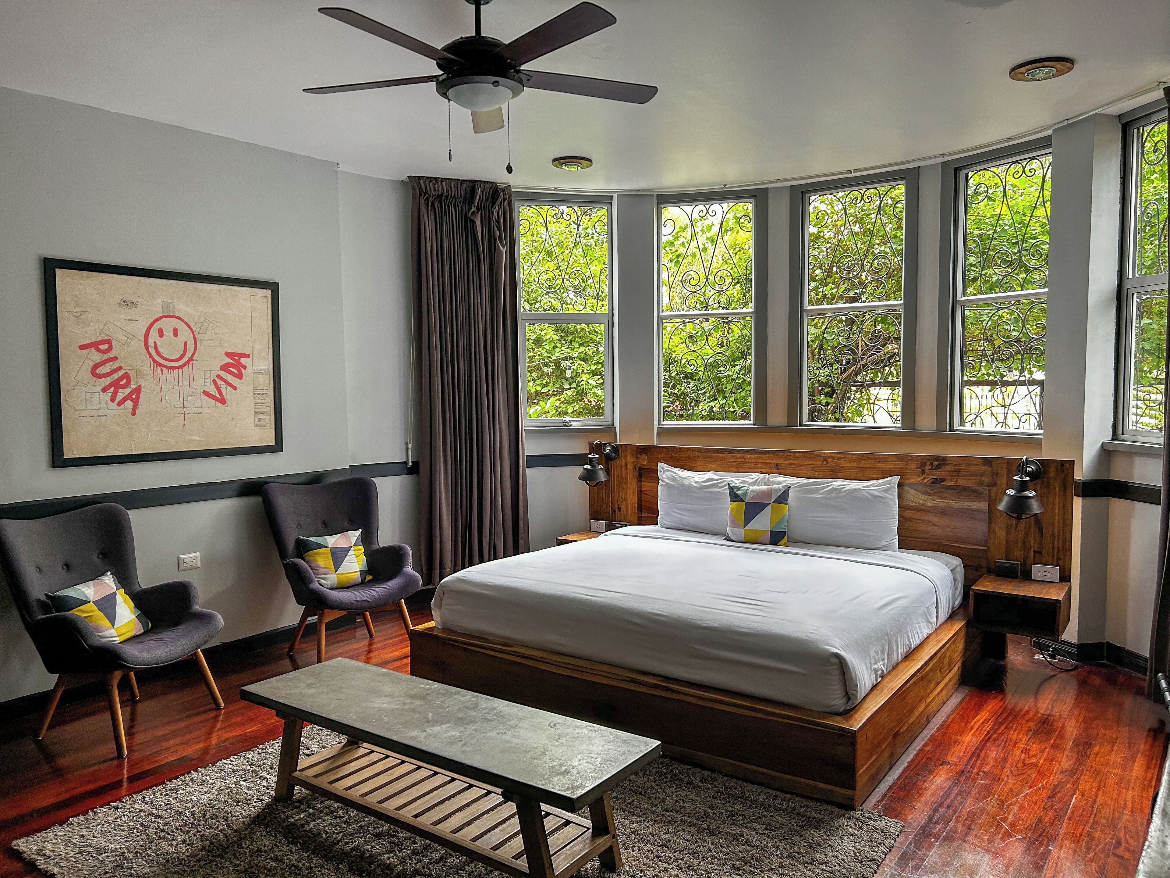 Stúdíósvíta - 1 tvíbreitt rúm - með baði | Ókeypis þráðlaus nettenging, rúmföt