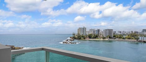 Luxury Apartment, Sea View | View from room