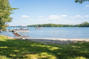 Sun-loungers, beach towels