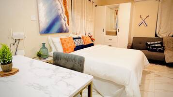 1 bedroom, iron/ironing board, WiFi, bed sheets