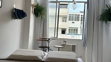 1 bedroom, iron/ironing board, internet, bed sheets