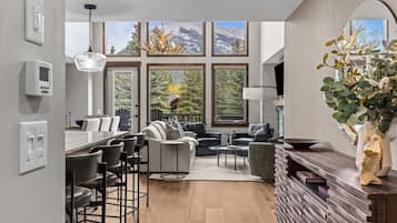 Télévision, cheminée