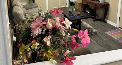 The Red Door Home 3-bedroom house in Nederland Texas. Your home away from home