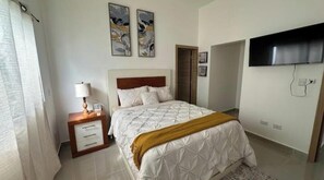 3 bedrooms, internet, bed sheets