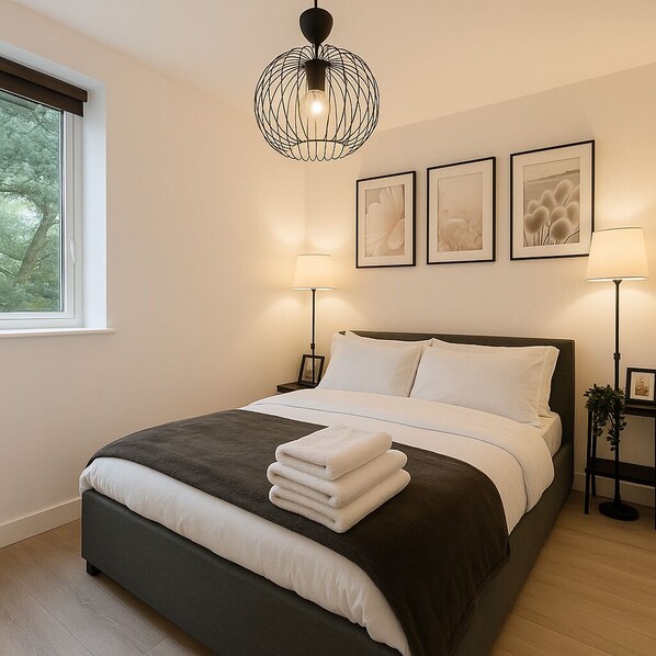 1 chambre, fer et planche à repasser, Wi-Fi, draps fournis