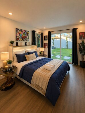 4 bedrooms, iron/ironing board, free WiFi, bed sheets