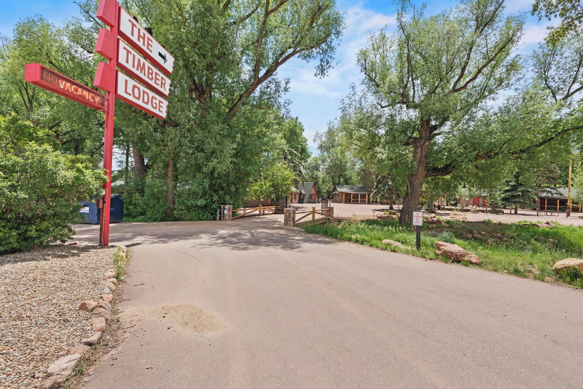Entrada de la propiedad