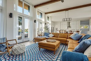 Smart TV, fireplace, video games
