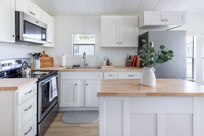 Microwave, oven, stovetop