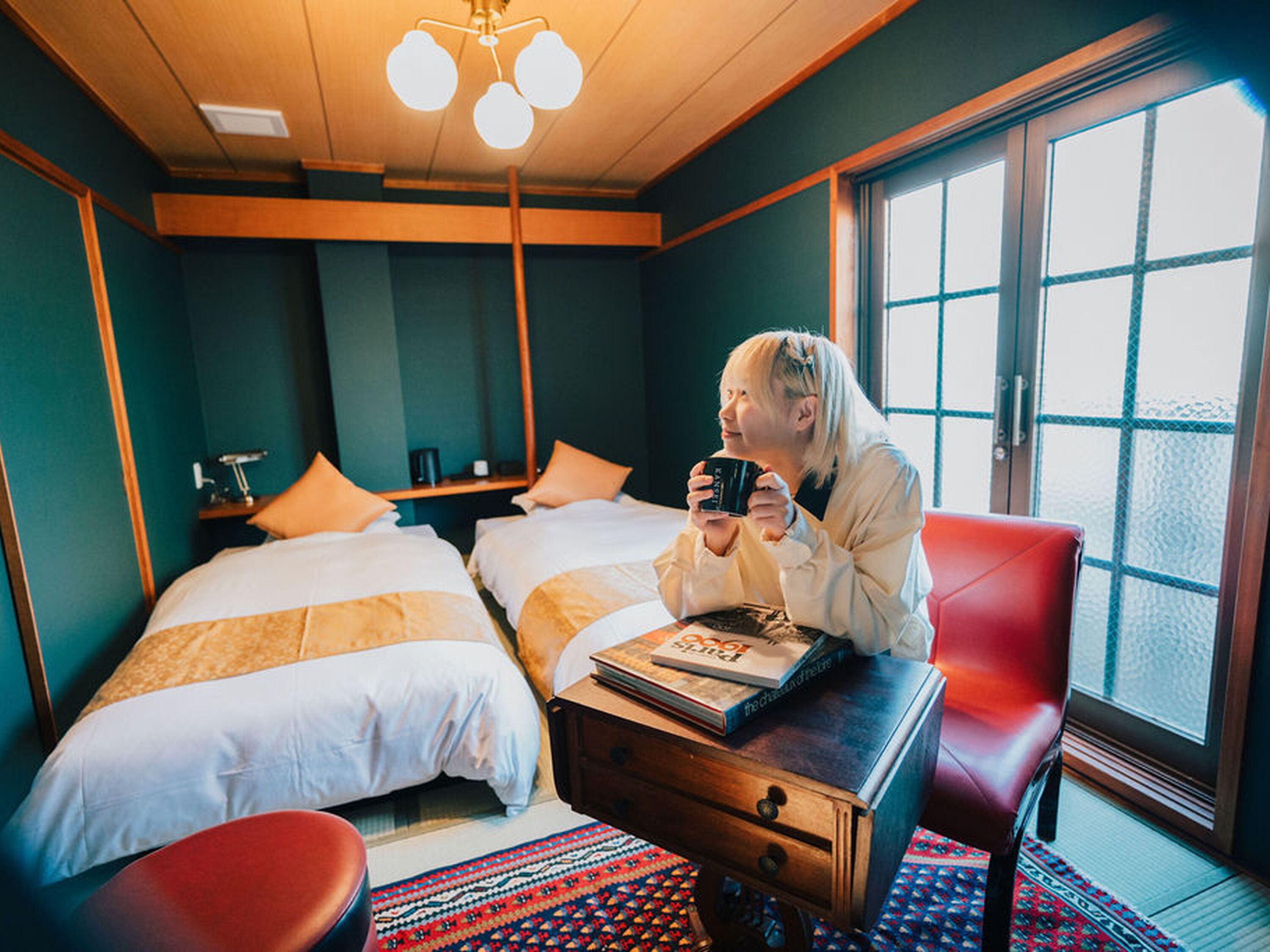 日式雙床房 | 羽絨被、免費無線上網、床單