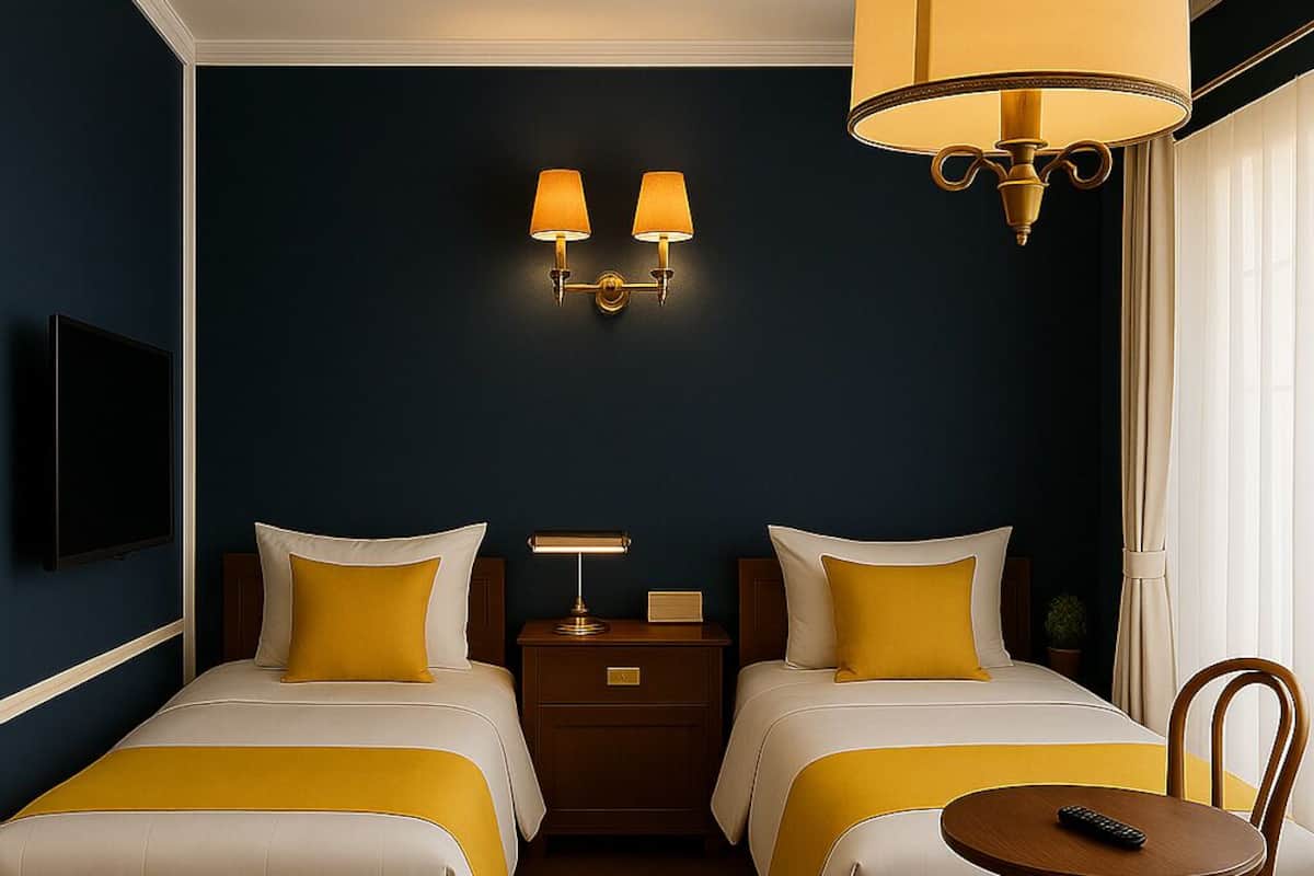 Down comforters, free WiFi, bed sheets