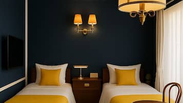 Edredón, wifi gratis y ropa de cama