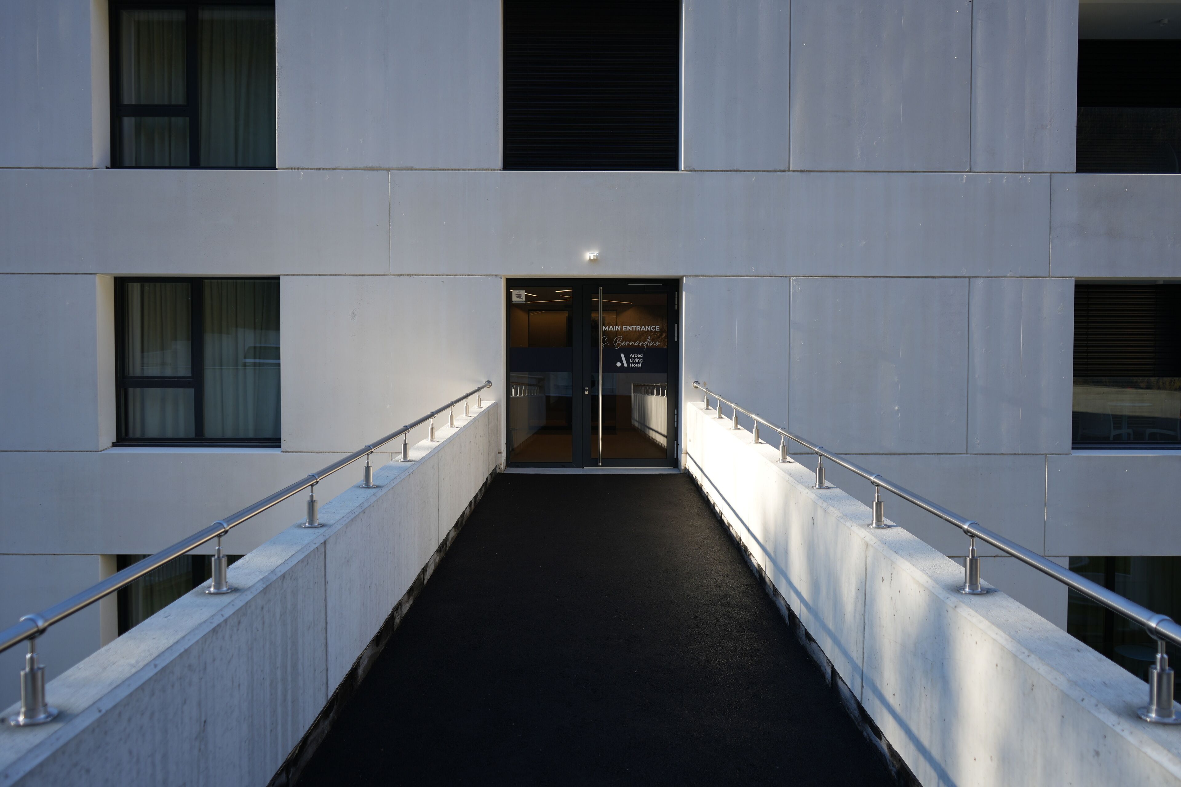 Blick von der Unterkunft