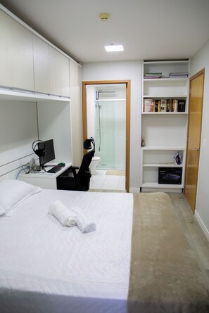 1 soverom, strykejern/-brett, wi-fi og sengetøy