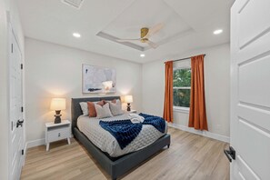 4 bedrooms, iron/ironing board, travel cot, free WiFi