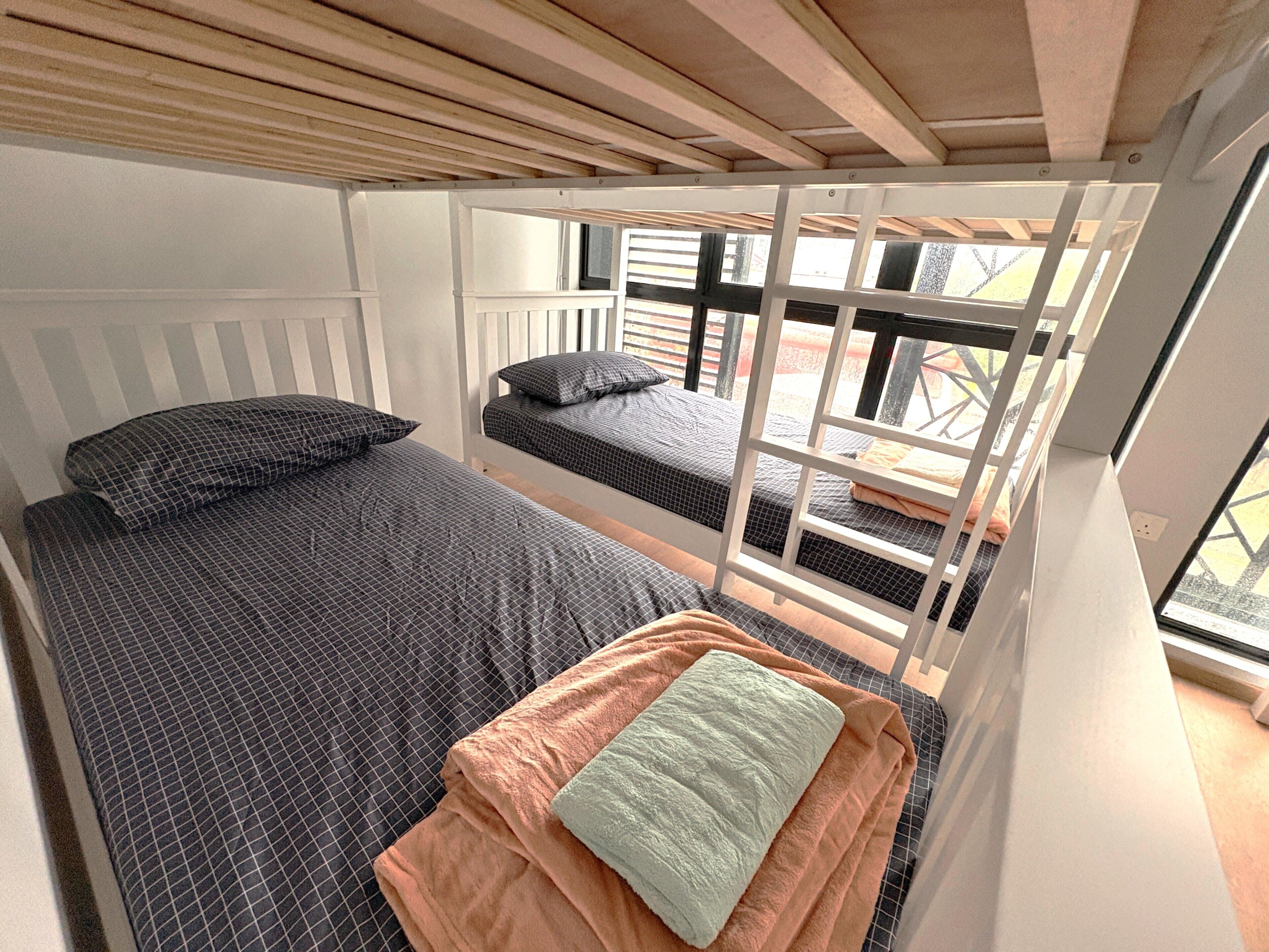 Classic Shared Dormitory, City View | Desk, laptop workspace, iron/ironing board, free WiFi