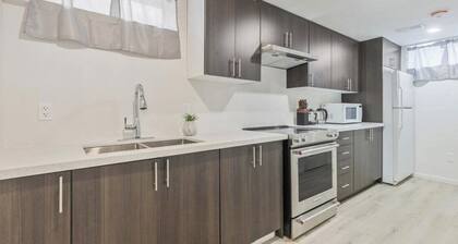 Charming Newly Reno'd 2-bedroom lower level bungalow in Hamilton with AC