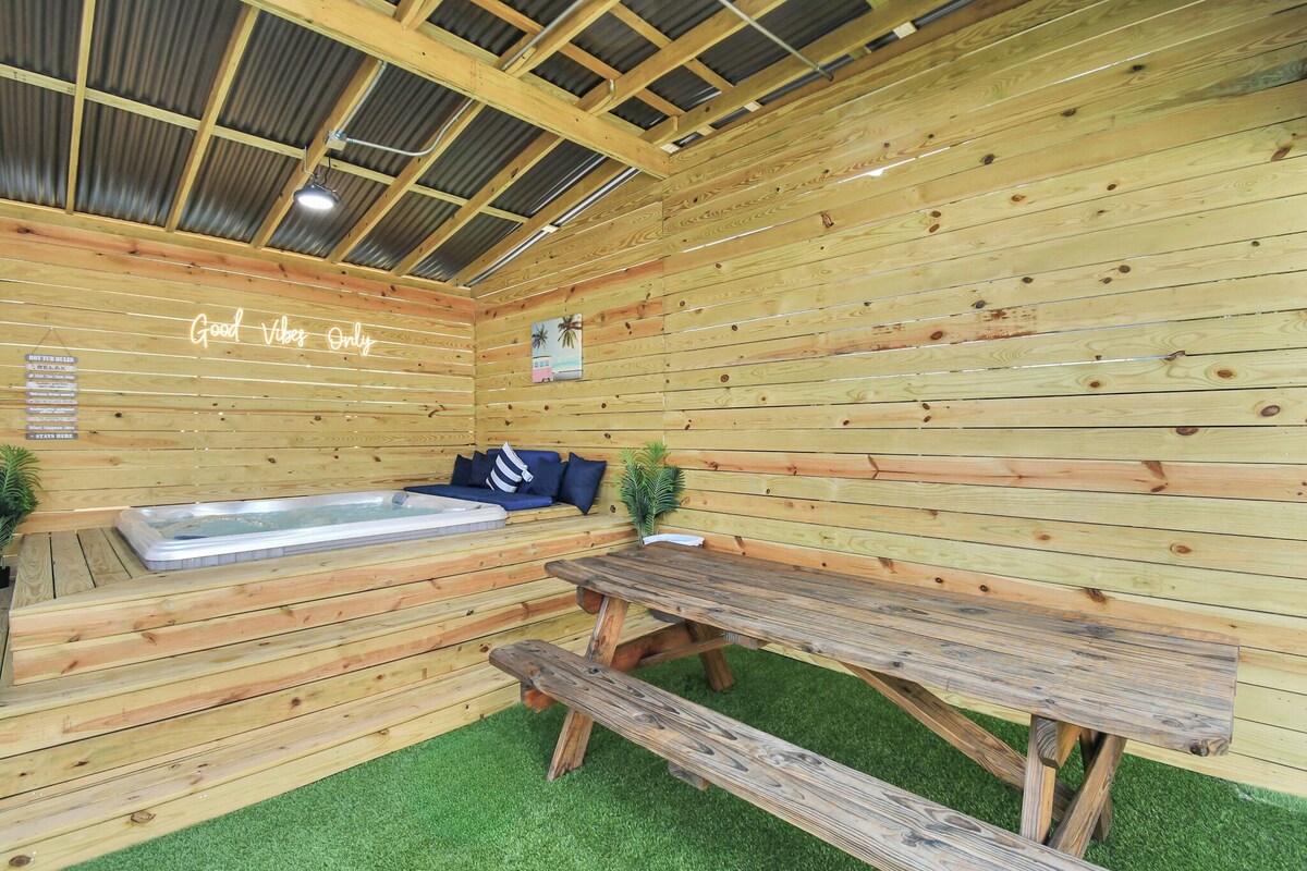 Photo 5 of Chill House, Private and Relaxing House with Hot Tub Spa and Games