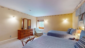 2 habitaciones, tabla de planchar con plancha y wifi gratis