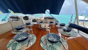 Opções para refeição ao ar livre