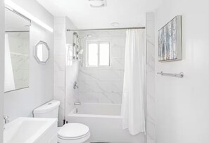 Towels, soap, toilet paper