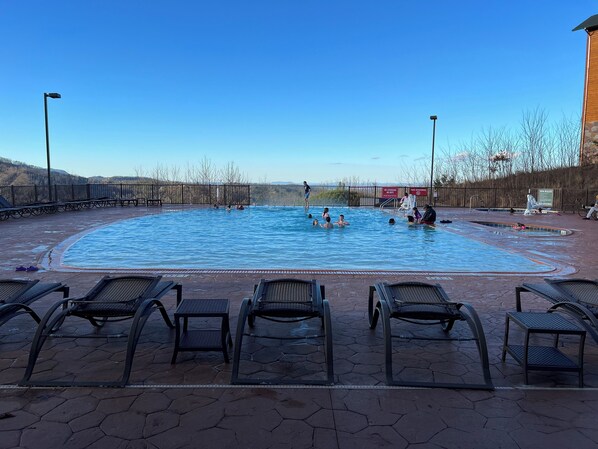 Indoor pool, outdoor pool